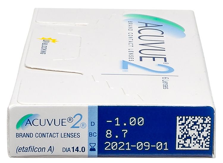 Линзы ACUVUE 2 6PK - фото сбоку